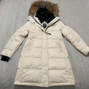 Canada Goose Shelburne Parka White 